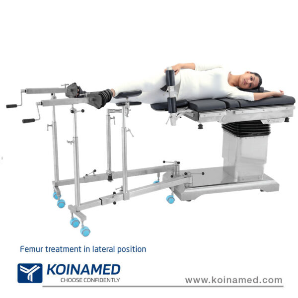 Femur treatment in lateral position