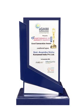 Winner of Good Samaratian Award IGHM